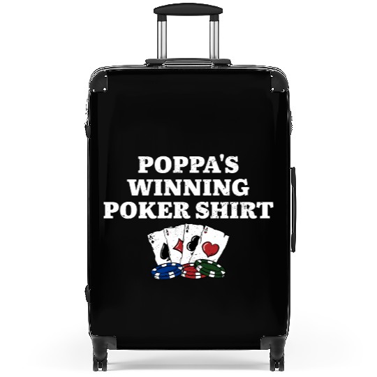 Poppa's Winning Poker Suitcases Poker Player Dad
