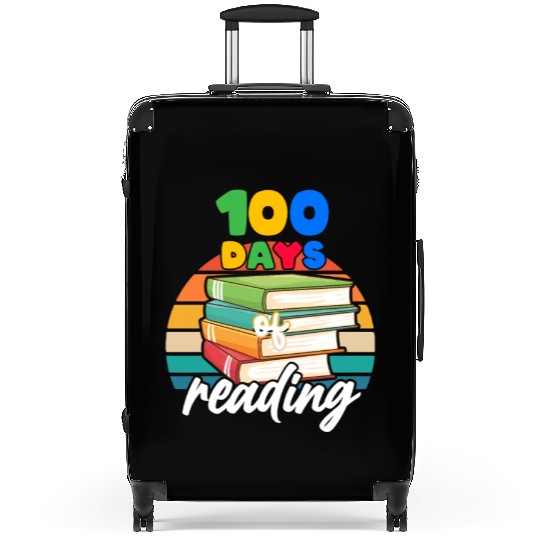 101 Days of School Reading Lover Student Teacher Suitcases