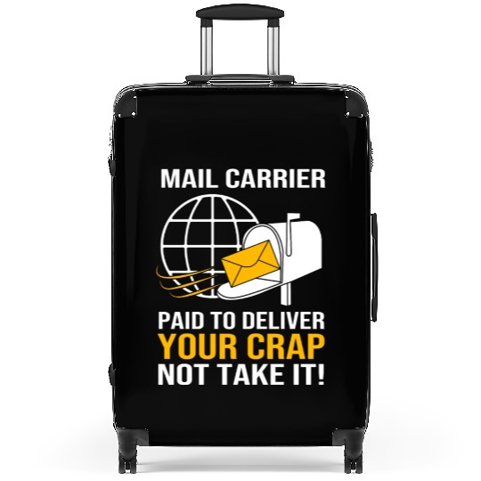 Funny Postman Postal Worker Mail Carrier Suitcases