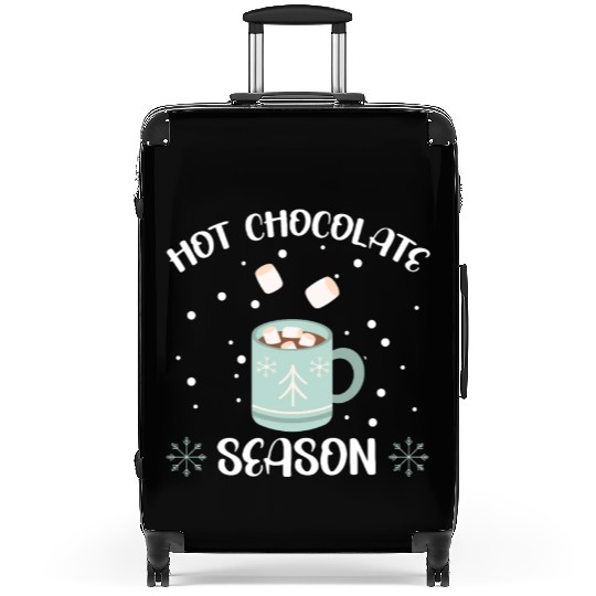 Hot Chocolate Season Snow Winter Season Drink Suitcases