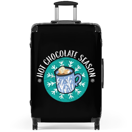 Hot Chocolate Season Snow Winter Season Drink Suitcases