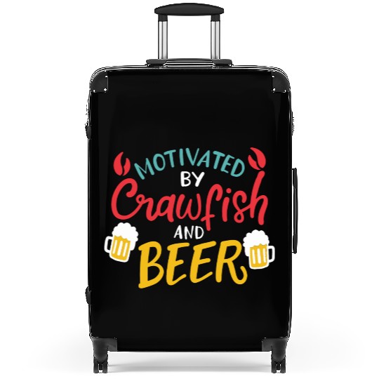 Motivated By Crawfish & Beer Suitcases