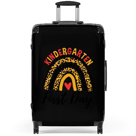 Rainbow First Day Of School Kindergarten Teacher Suitcases