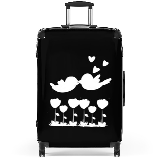 love bird animals nature flowers Suitcases