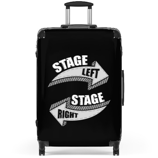 Novelty Dramatic Arts Actors Mockery Statements Suitcases