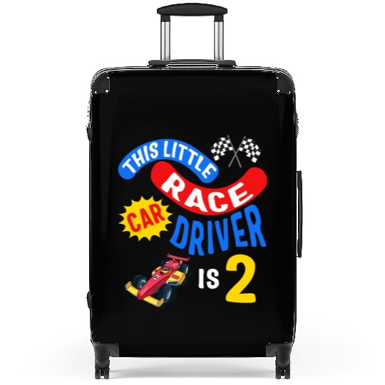 Little Race Car Driver Is 2 Future Race Driver, Suitcases