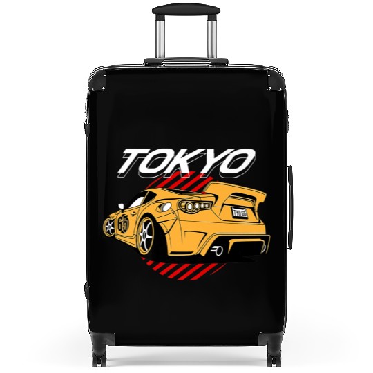 Tokyo Race Car Japan Street Racing Premium Suitcases