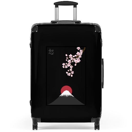 Japanese Mount Fuji Suitcases Premium
