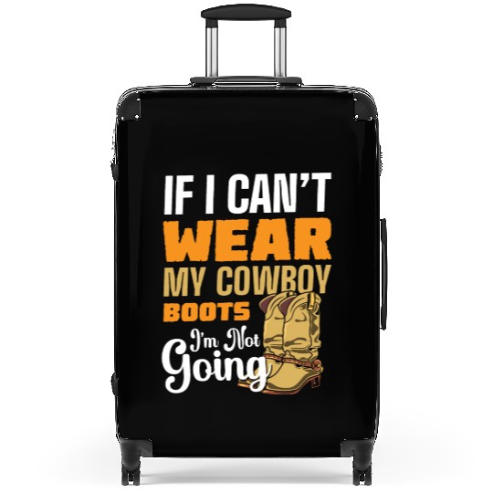 Cowboy Usa Bank Robbery Wild West Suitcases