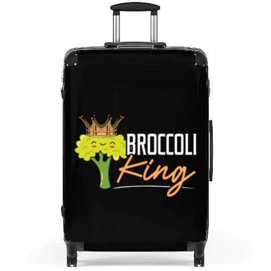 Broccoli King Broccoholic Vegetable Vegetarian Suitcases