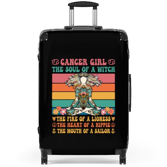 Cancer Girl Astrology Sign Suitcases