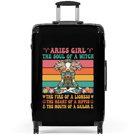 Aries Girl Astrology Sign Suitcases