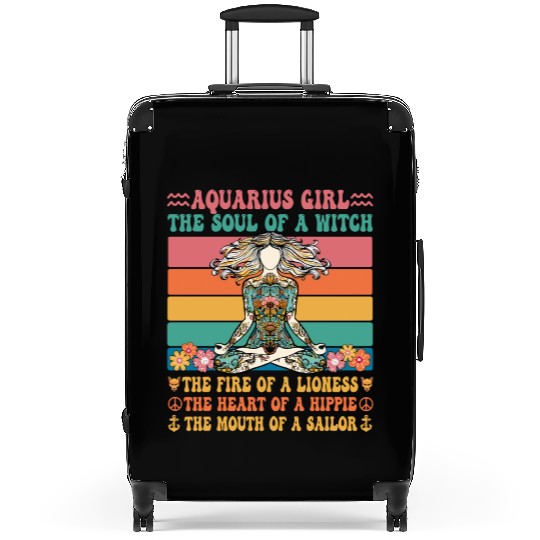Aquarius Girl Astrology Sign Suitcases