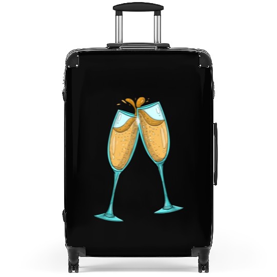 Champagne Glasses / Cheers Suitcases