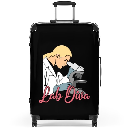 Lab Diva Chemist Laboratory Technician Science Suitcases