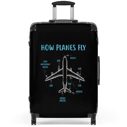 How Planes Fly Funny Aviation Engineer Pilot Suitcases