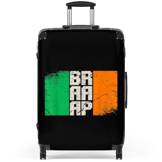 Dirt Biker Irish flag motocross Suitcases