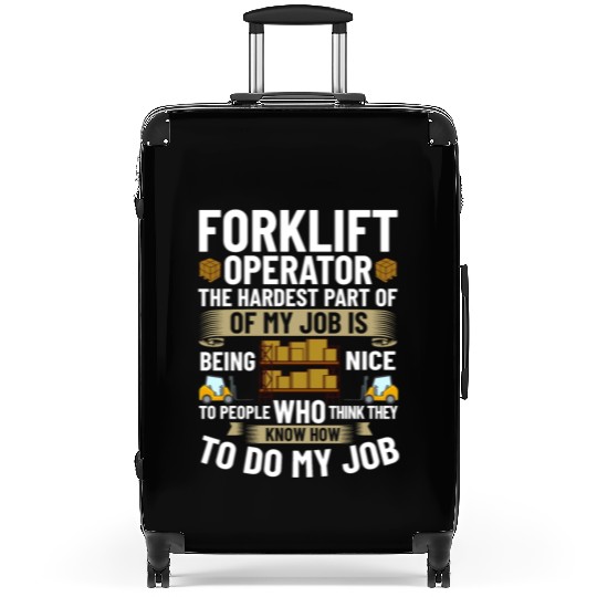 Forklift Operator Driver Lift Truck Training Suitcases