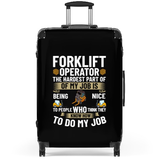 Forklift Operator Driver Lift Truck Training Suitcases