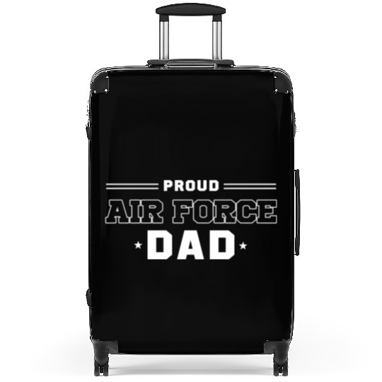 Proud Us Air Force Dad Military Pride Suitcases