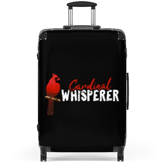 Cardinal Whisperer Northern Cardinal Bird Red Card Suitcases