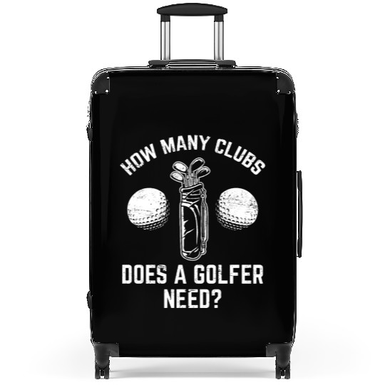 How Many Clubs Does A Golfer Need Golf Funny Golfi Suitcases