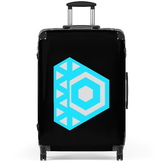 Letter D Logo Robot Suitcases