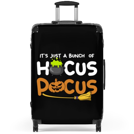 It's Just A Bunch Of Hocus Pocus Pumpkin Halloween Suitcases