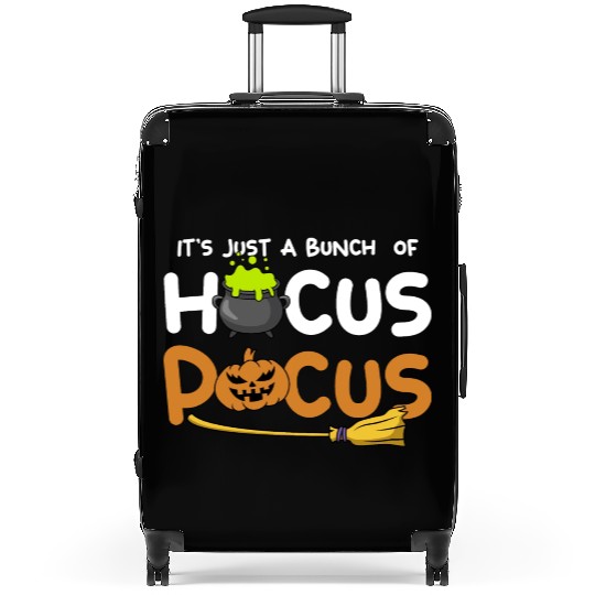 It's Just A Bunch Of Hocus Pocus Pumpkin Halloween Suitcases