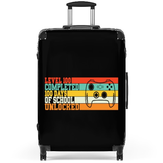 Level 100 completed 100 days of school unlocked Suitcases