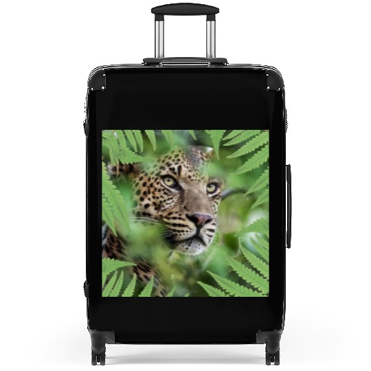 forest tiger Suitcases