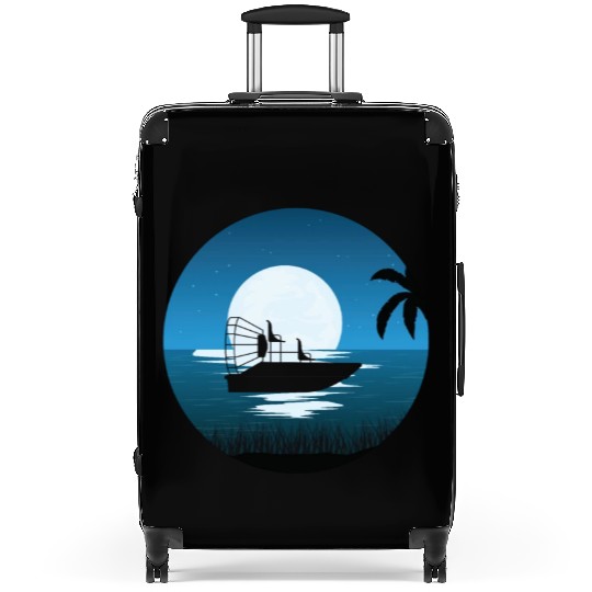 Cool Airboat Lover Suitcases