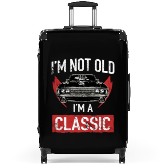I'M Not Old I'M A Classic Car Hot Rod Lover Suitcases