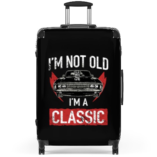 I'M Not Old I'M A Classic Car Hot Rod Lover Suitcases