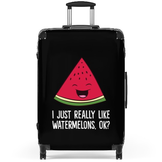 Watermelon - I just really like watermelons, ok? Suitcases