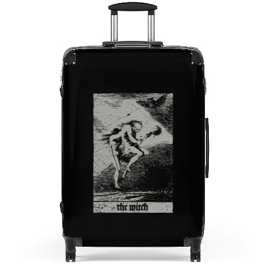 Vintage Occult The Witch Tarot Card Satanic Suitcases