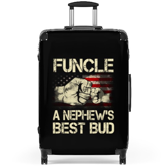 Funcle A Nephew Best Bud Us Suitcases