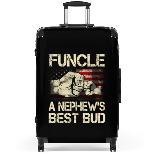 Funcle A Nephew Best Bud Us Suitcases