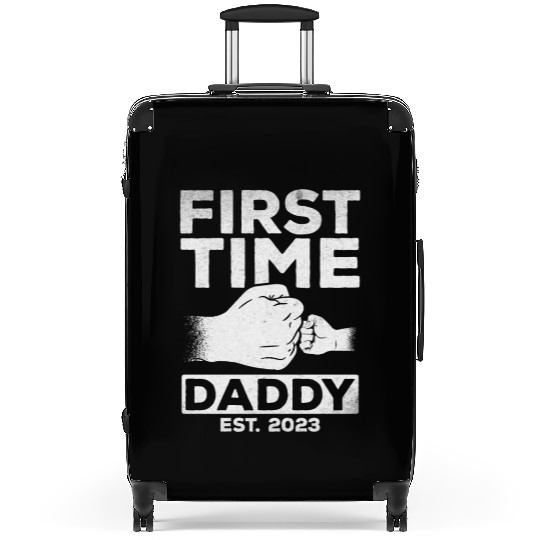 First Time Daddy Est. 2023 Daddy To Be Paternity Suitcases