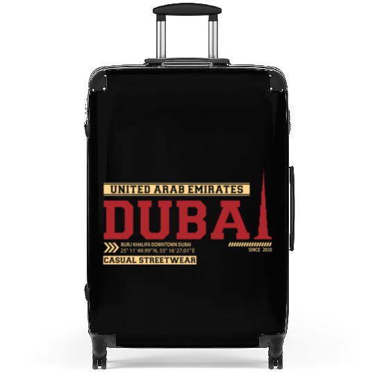 Burj Khalifa Downtown Dubai United Arab Emirates Suitcases