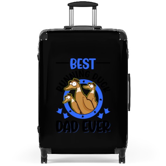 Best Running Duck Dad Ever Suitcases