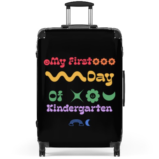 My First Day Of Kindergarten Teacher Student cute Suitcases