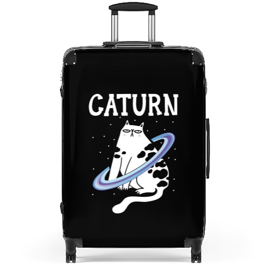 Caturn Cat Owner Saturn Astronomer Astronomy Suitcases