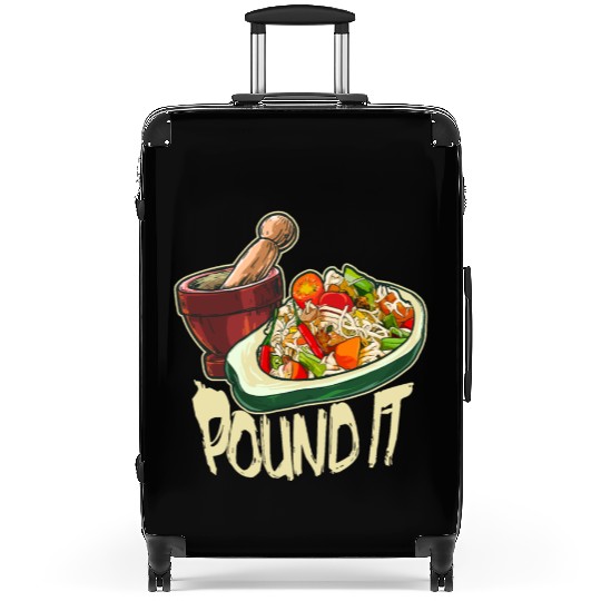 Pound It Green Spicy Thai Papaya Salad Suitcases