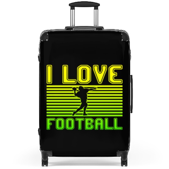 I love football Suitcases