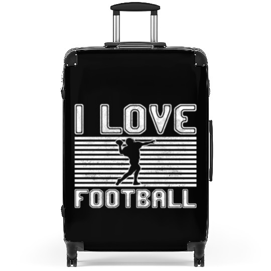 I love football Suitcases