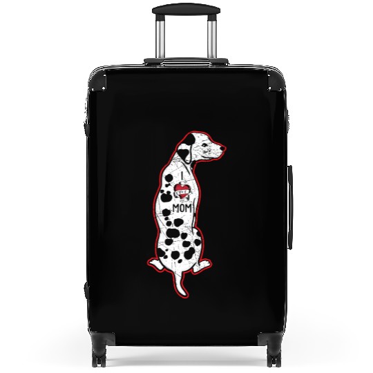 Spot Squad Dalmatian Owner Dog Lover Mothers Day Suitcases