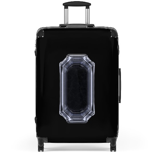Mysterious Crystal - Black & White Suitcases