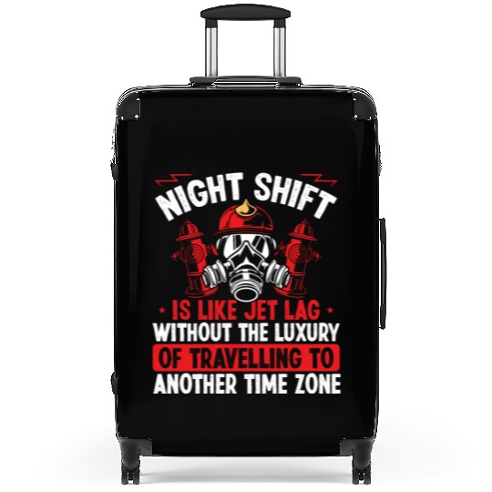Fire Hose Fire Masn Night Shift Firefighter Suitcases