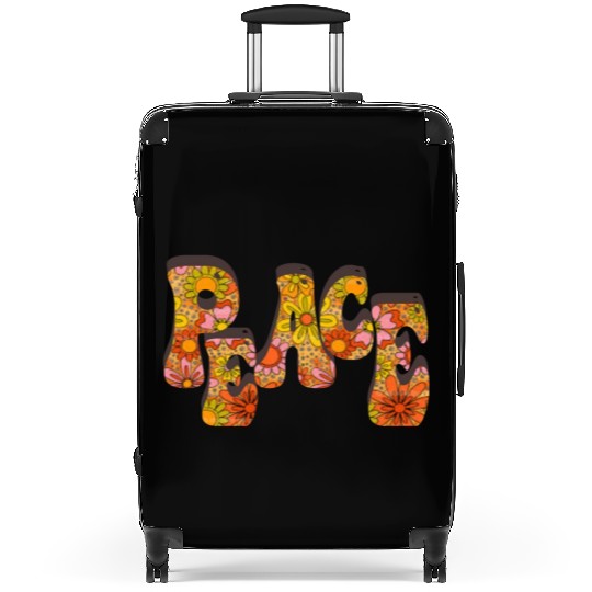 Psychedelic Peace Suitcases